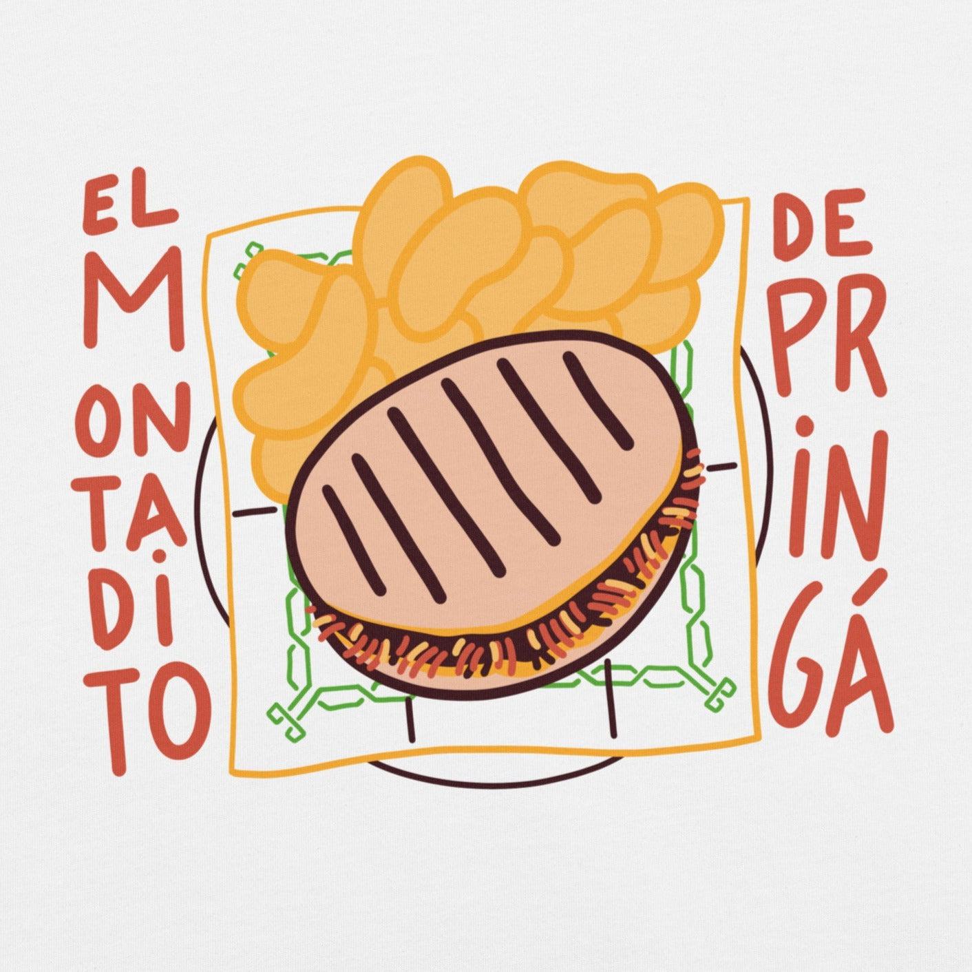 EL MONTADITO de PRINGÁ Camiseta Unisex